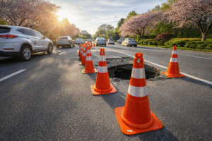 Cone Flexível – A sinalização mais indicada para obras, vias e estacionamentos.